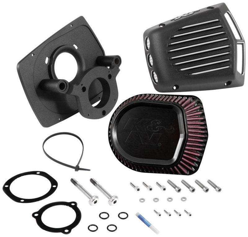 K&N Engineering K&N Street Metal Intake System for 08-16 Harley-Davidson Touring Models - Shaker Black
