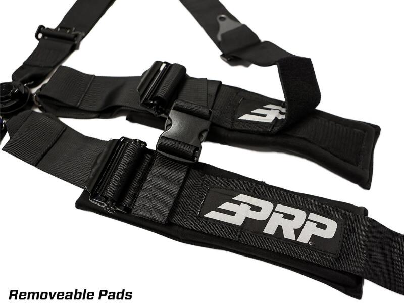 PRP Seats PRP 5.2 Cam-Lock Harness w/ Ratchet Lap Belt - Black