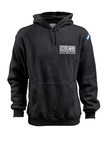 Sparco Sweatshirt Hooded Heritage Blk Sm