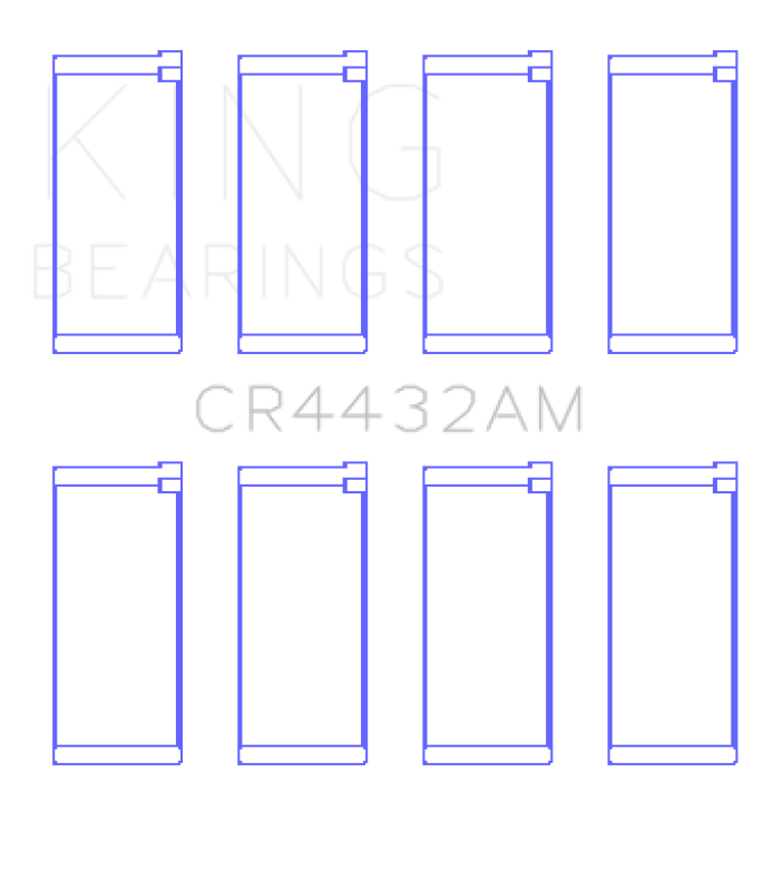 King Engine Bearings SimCA 1000 (Size +0.75mm) Connecting Rod Bearing Set