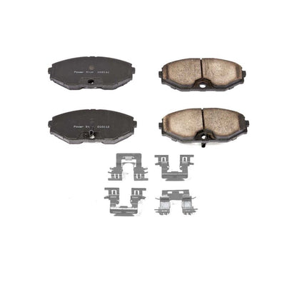 PowerStop Power Stop 93-97 Infiniti J30 Front Z17 Evolution Ceramic Brake Pads w/Hardware