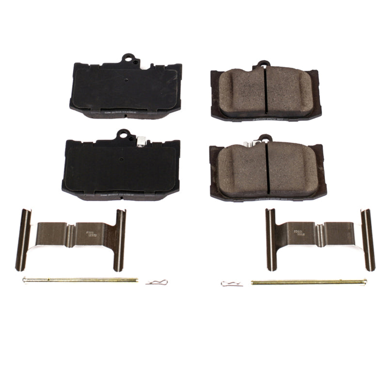 PowerStop Power Stop 16-17 Lexus GS200t Front Z17 Evolution Ceramic Brake Pads w/Hardware