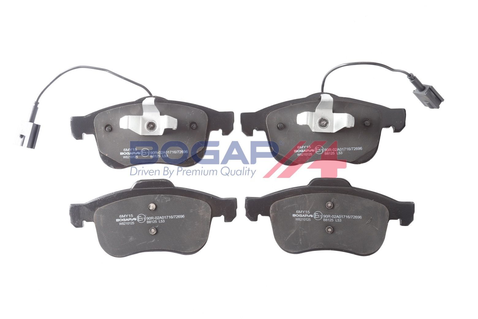 BOGAP W8210125 Brake Pad Set, Disc Brake | ML Performance Car Parts