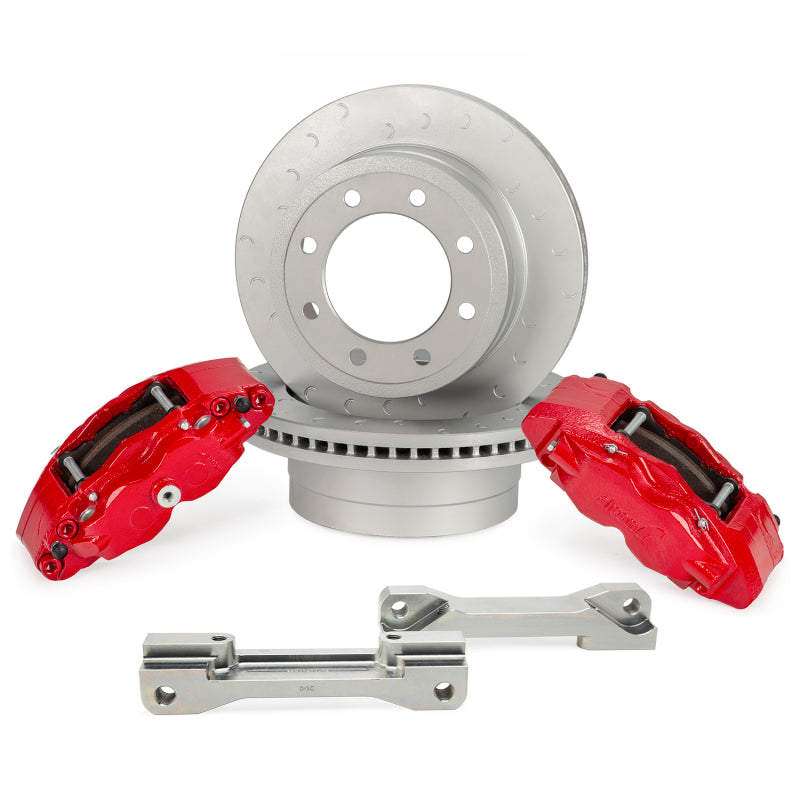 Alcon 17-22 Ford F250/F350 363x38mm Rotors 4 Piston Brake Kit - Rear