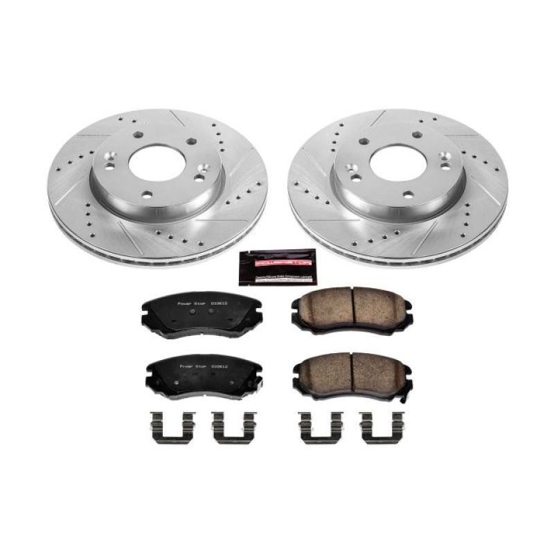 PowerStop Power Stop 10-11 Kia Soul Front Z23 Evolution Sport Brake Kit