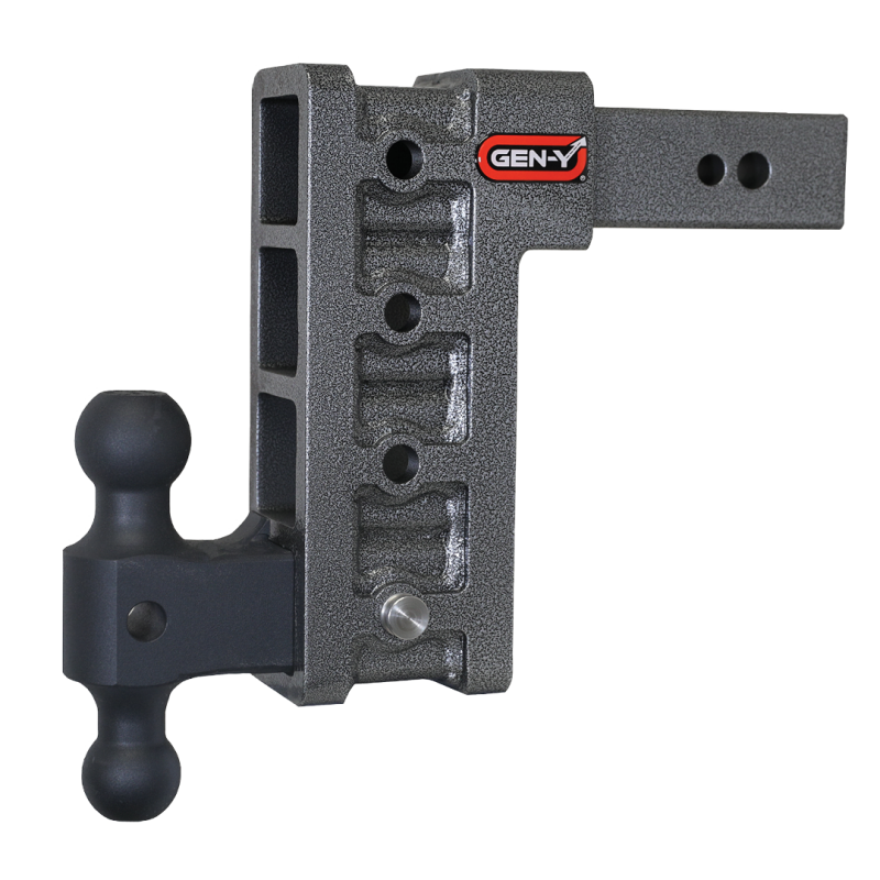 GEN-Y Hitch Gen-Y Mega Duty 2.5in Shank 9in Drop 3.5K TW 32K Hitch w/GH-0161 Dual-Ball