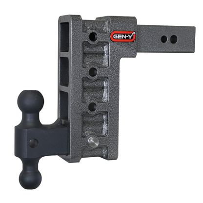 GEN-Y Hitch Gen-Y Mega Duty 2.5in Shank 9in Drop 3.5K TW 32K Hitch w/GH-0161 Dual-Ball