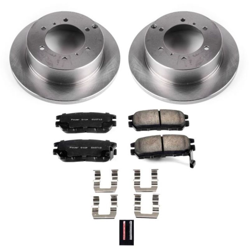 PowerStop Power Stop 91-00 Mitsubishi Montero Rear Autospecialty Brake Kit