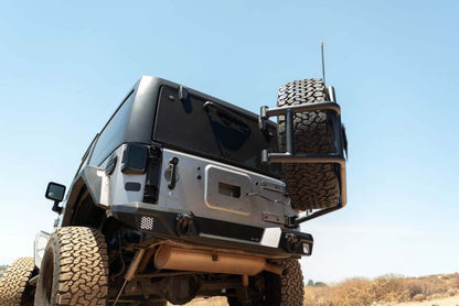 DV8 Offroad DV8 07-18 Jeep Wrangler JK Body Mounted Tire Carrier