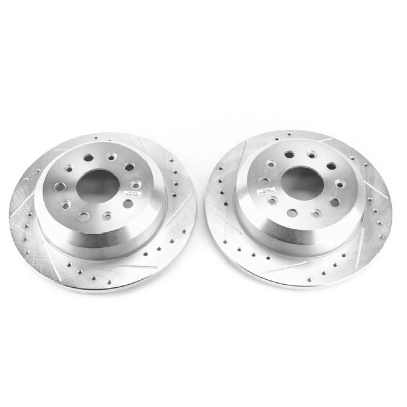 PowerStop Power Stop 2018 Jeep Wrangler Rear Evolution Drilled & Slotted Rotors - Pair