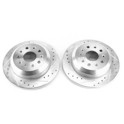 PowerStop Power Stop 2018 Jeep Wrangler Rear Evolution Drilled & Slotted Rotors - Pair