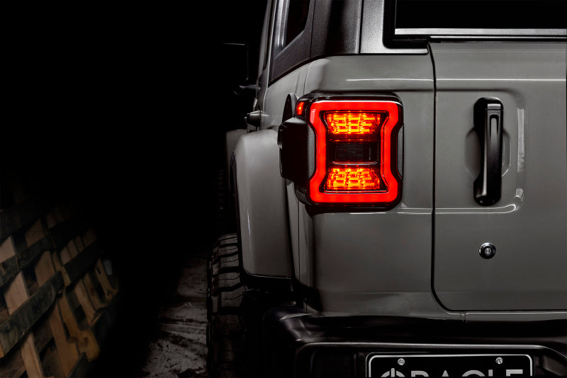 ORACLE Lighting Oracle Jeep Wrangler JL Black Series LED Tail Lights