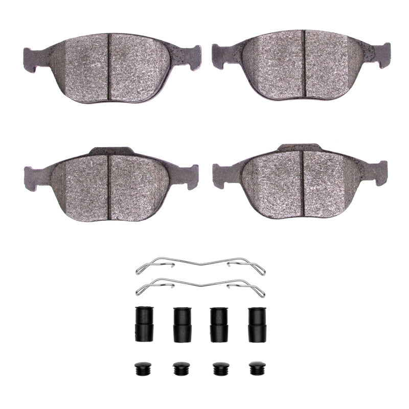 DFC 02-13 Ford Transit Connect Front 5000 Advanced Low Metallic Brake Pads and Hardware Kit