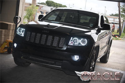 ORACLE Lighting Oracle Jeep Grand Cherokee 11-13 Triple Halo Kit - ColorSHIFT w/o Controller