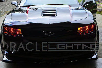 ORACLE Lighting Oracle Chevrolet Camaro Non-RS 14-15 LED Dual Halo Kit Round Style - Red