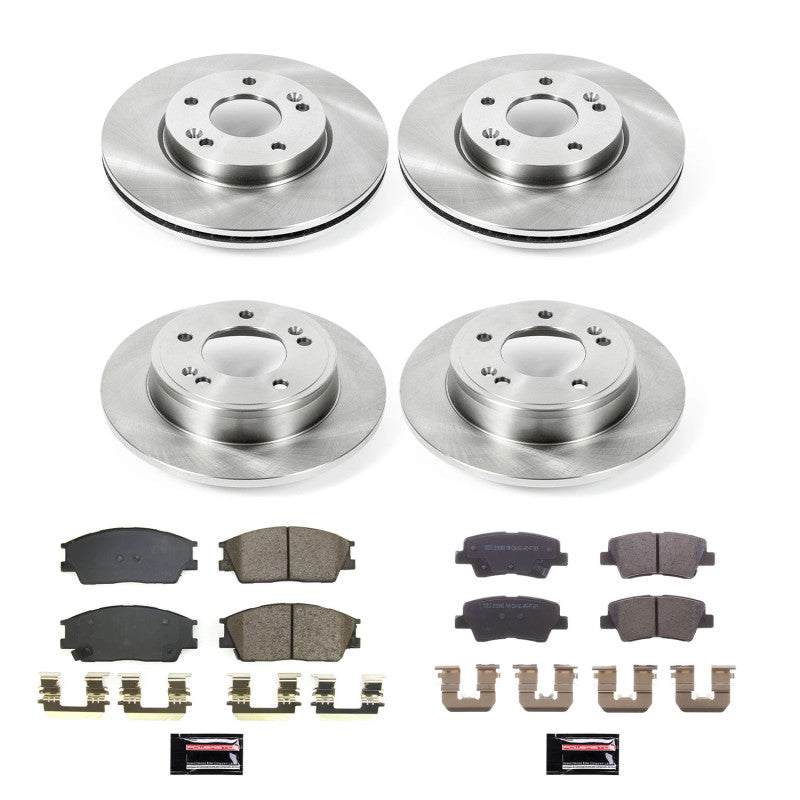 PowerStop Power Stop 20-22 Hyundai Venue Front & Rear Autospecialty Brake Kit