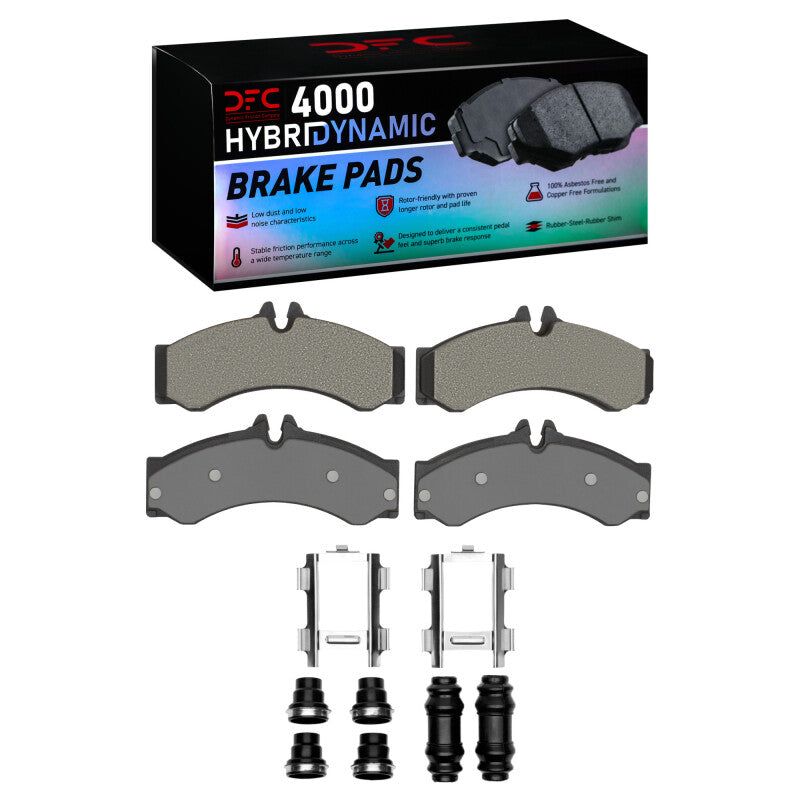 DFC 02-06 Dodge Sprinter 3500 Front/Rear 4000 HybriDynamic Brake Pads and Hardware Kit