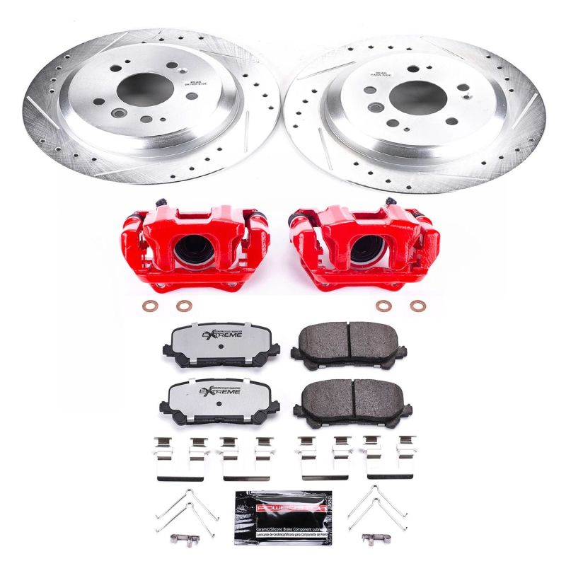 PowerStop Power Stop 16-17 Honda Pilot Rear Z36 Truck & Tow Brake Kit w/Calipers