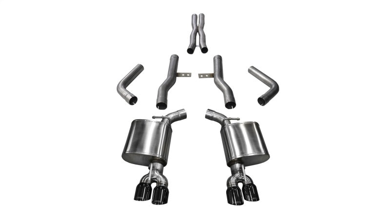 CORSA Performance Corsa 2017-2023 Dodge Challenger 5.7L V8 Xtreme Cat-Back Dual Rear Exit w/3.5in Black Tips