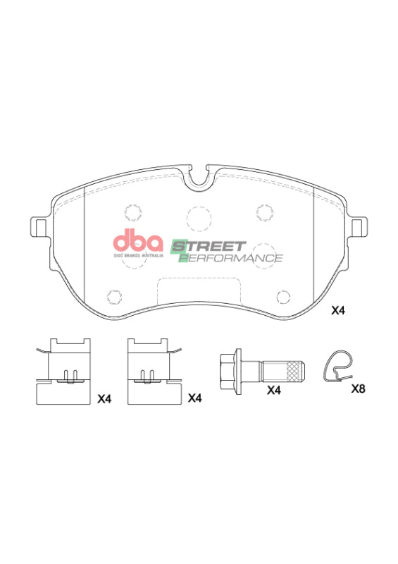 DBA 12-15 Volkswagen Amarok V6 (2DR/4DR) SP Performance Front Brake Pads