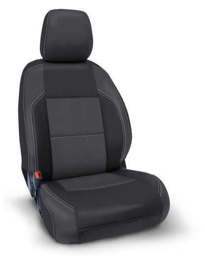 PRP Seats PRP 2016+ Toyota Tacoma Front Seat Covers (Pair) - Black/Grey