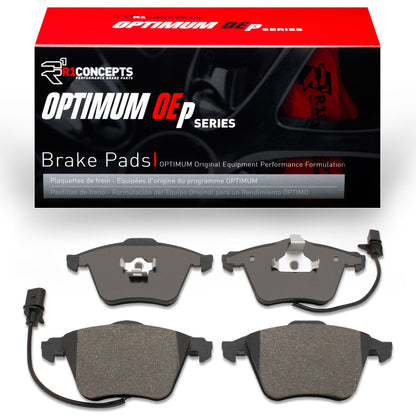 R1 Concepts R1 00-09 Audi A4 Quattro Front Optimum OE Brake Pads