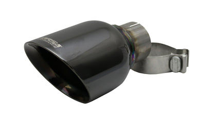 CORSA Performance Corsa 2011-2024 Single Universal 2.5in Inlet / 4.5in Outlet Black PVD Pro-Series Tip Kit