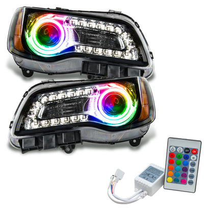ORACLE Lighting Oracle 11-14 Chrysler 300C SMD HL - Black - NON HID - ColorSHIFT w/ Simple Controller