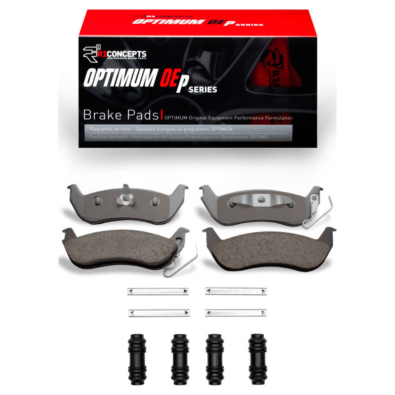 R1 Concepts R1 03-11 Ford Ranger (USA/Canada) Rear Optimum OE Pads & Hardware Kit