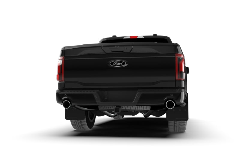 Rally Armor 21-26 Ford F-150 (Excl. Raptor) Black UR Mud Flap w/White Logo