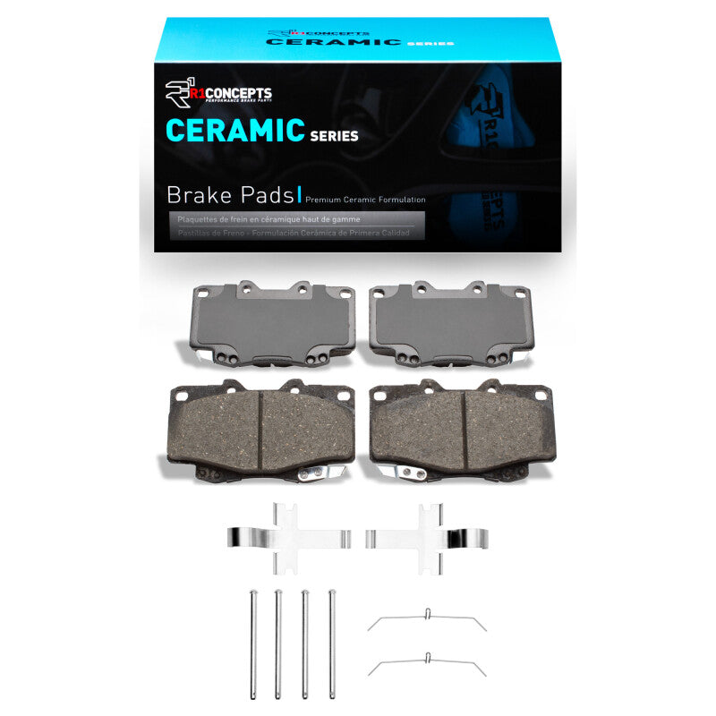R1 Concepts R1 1995-2004 Toyota 4Runner Front R1 Ceramic Pads & Hardware Kit