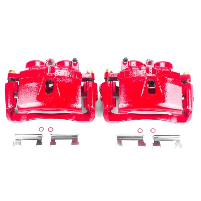 PowerStop Power Stop 03-19 Chevrolet Express 3500 Front Red Calipers w/Brackets - Pair