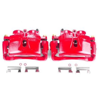 PowerStop Power Stop 03-19 Chevrolet Express 3500 Front Red Calipers w/Brackets - Pair