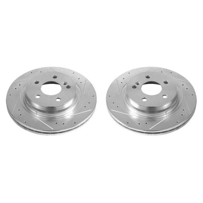 PowerStop Power Stop 12-16 Mercedes-Benz C250 Rear Evolution Drilled & Slotted Rotors - Pair