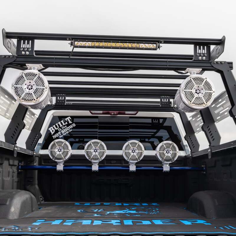 DS18 Marine And Psports With Built In 6.5in 1in Driver 150 Watts RMS RGB LED Lights Black Crbn Fiber