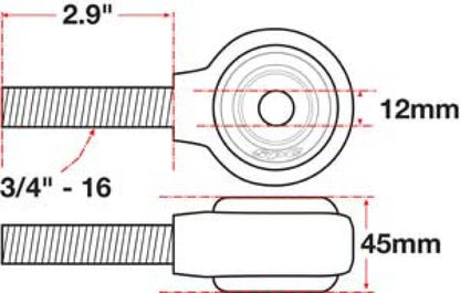 SPC Performance xAxis Rod End Ball Joint