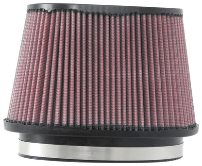 K&N Engineering K&N Universal Rubber Filter 6.25in x 4in Oval FLG / 7.375in x 5.5in Base / 6.25in x 4in Top / 5in H