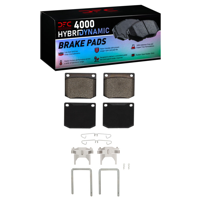 DFC 74-80 Saab 99 Front 4000 HybriDynamic Brake Pads and Hardware Kit