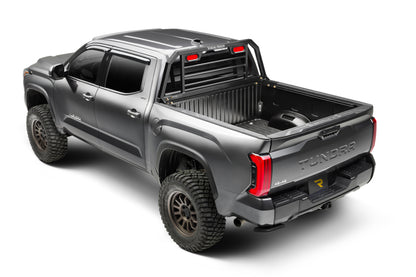 BackRack 99-24 Ford F-250/350/450 SD (17-24 Alum Body) SRL Rack Lighted Shortened Frame ONLY Req. HW