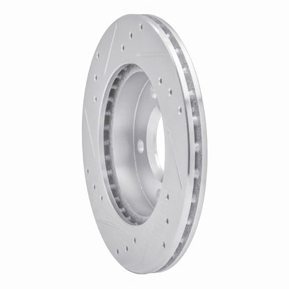 R1 Concepts R1 90-90 Pontiac 6000 Rear Right Drilled & Slotted Silver Brake Rotor