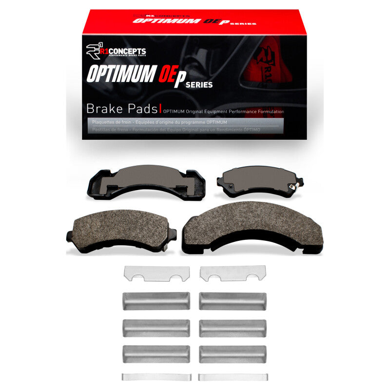 R1 Concepts R1 97-99 Chevrolet P30 Front/Rear Optimum OE Pads & Hardware Kit