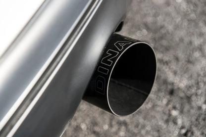 Dinan 14-16 BMW M235i (F22) w/o M-Performance Valence Free Flow Axleback Exhaust System - Black Tips