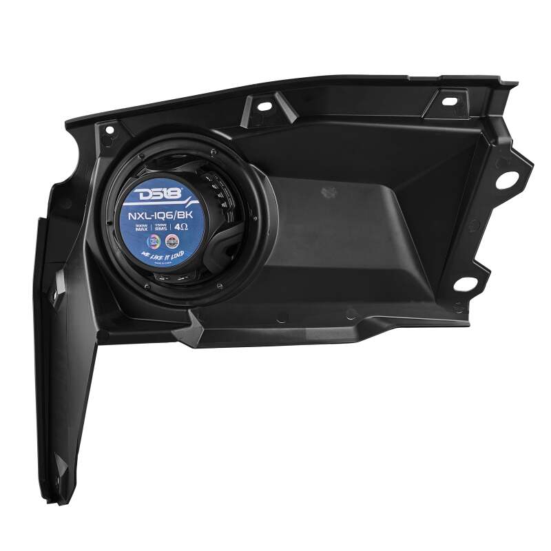 DS18 Loaded 6.5in Dash Board Speaker Panel Encl Left + Right 2x NXL-IQ6/BK Included 2017+ Can-Am Mav