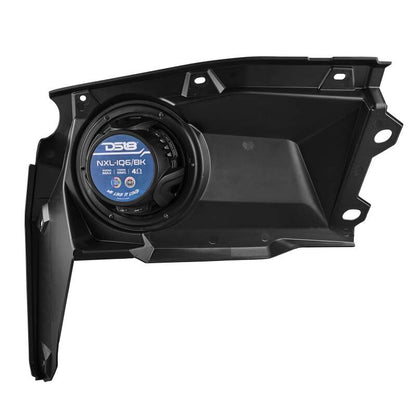 DS18 Loaded 6.5in Dash Board Speaker Panel Encl Left + Right 2x NXL-IQ6/BK Included 2017+ Can-Am Mav