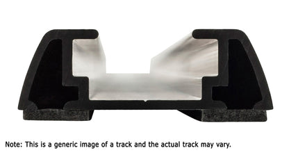 Rhino-Rack RTV Tracks w/Hardware & End Caps - 66.1in - Pair