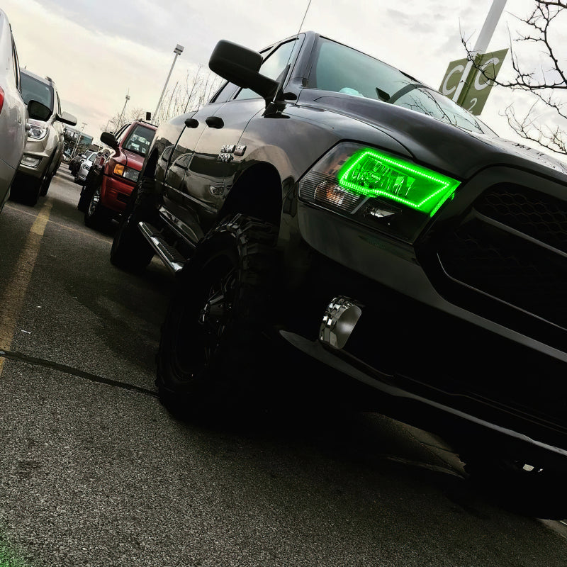 ORACLE Lighting Oracle Dodge Ram Sport 09-18 LED Headlight Halo Kit - ColorSHIFT w/ RF Controller