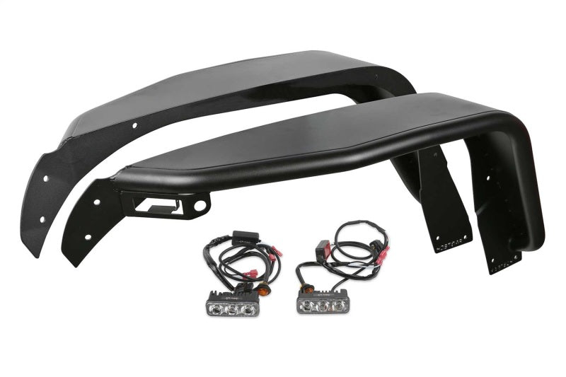 Fabtech 18-21 Jeep JL 4WD Front Steel Tube Fenders