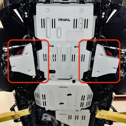 Rival 4x4 Rival 2024-Present Toyota Tacoma 4th Gen Aluminum Lower Controls Skid Plate
