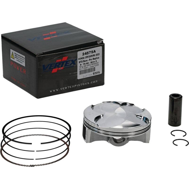 Vertex Pistons Vertex Piston 22-24 Honda CRF 250 R 250cc Forged Replica Piston Kit