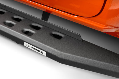 Go Rhino RB20 Slim Running Boards 57in. Cab Length - Tex. Blk (No Drill/Mounting Brackets Req.)